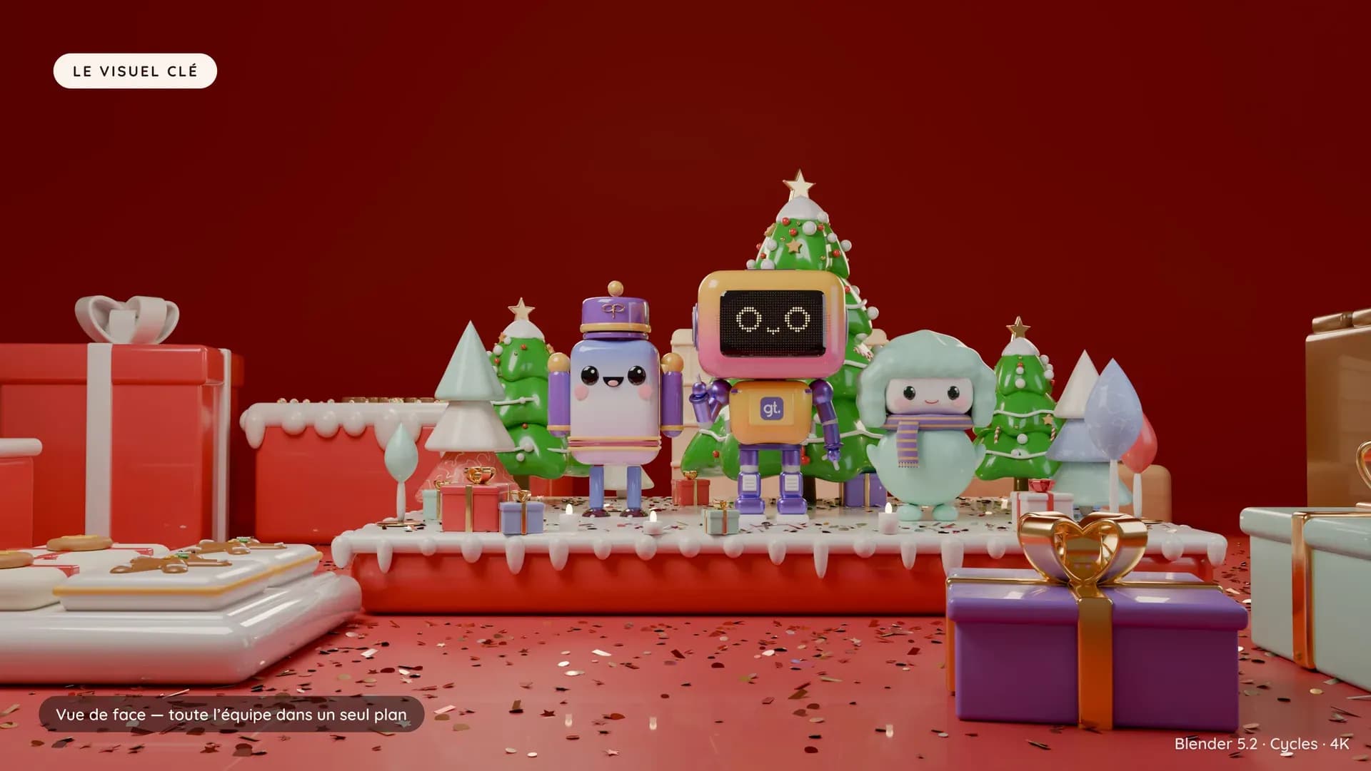 Visuel principal de l’histoire de Noël en 3D Gift Protocol