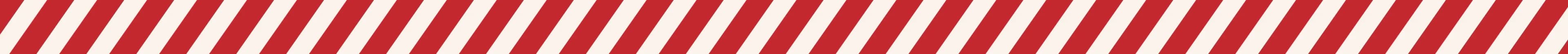 Candy-striped decorative band