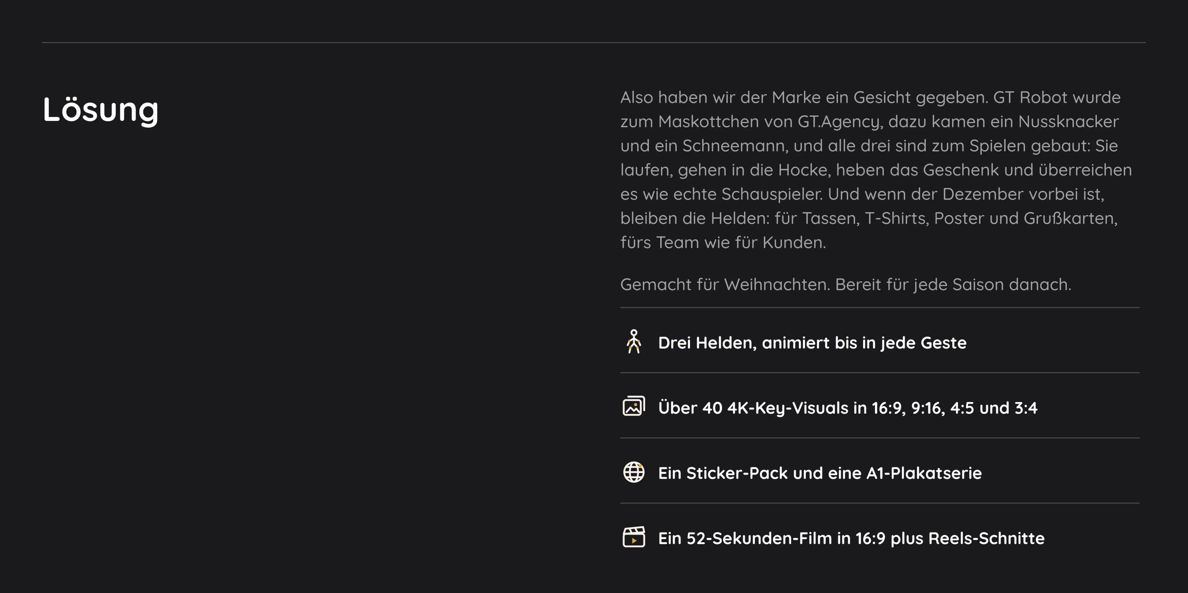 Lösung: Konzept und Ansatz für die 3D-Charaktere der Weihnachtsgeschichte Gift Protocol